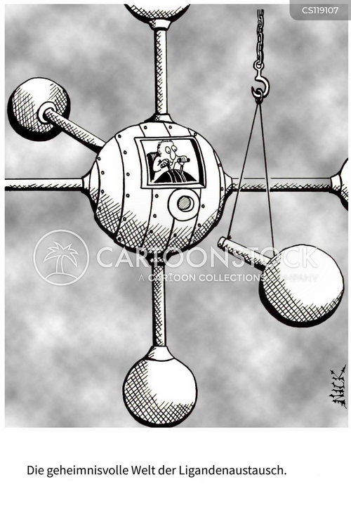 Cartoons Und Karikaturen Mit Chemische Struktur