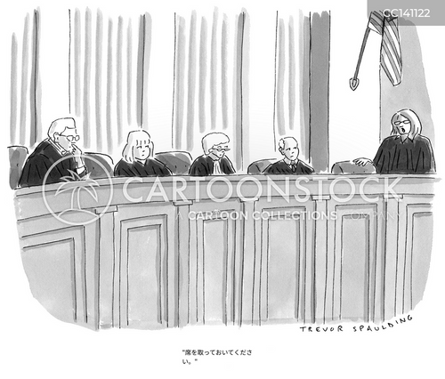 裁判官 のイラスト