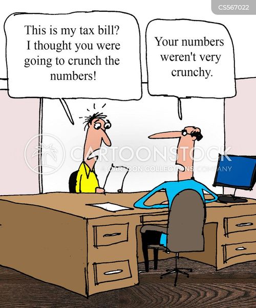 Crunching Numbers Cartoons and Comics - funny pictures from CartoonStock