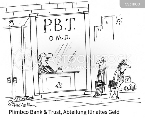 Cartoons und Karikaturen mit Altes Geld