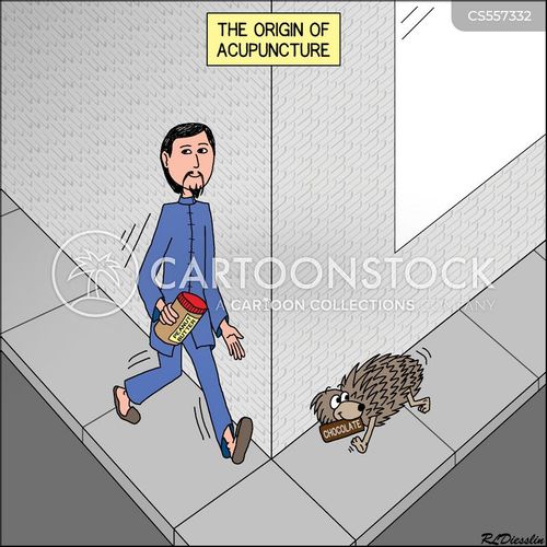 Acupuncture Therapy Cartoons and Comics funny pictures from CartoonStock
