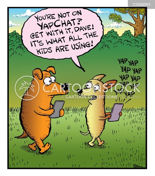 Messaging App Cartoons and Comics - funny pictures from CartoonStock