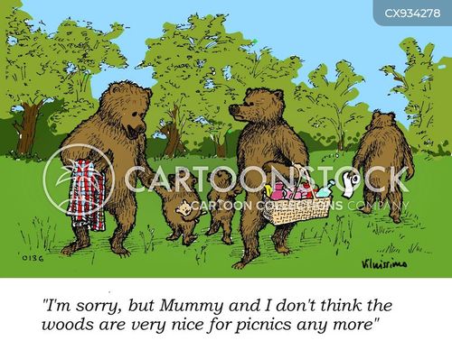Forest Bears Cartoons and Comics - funny pictures from CartoonStock