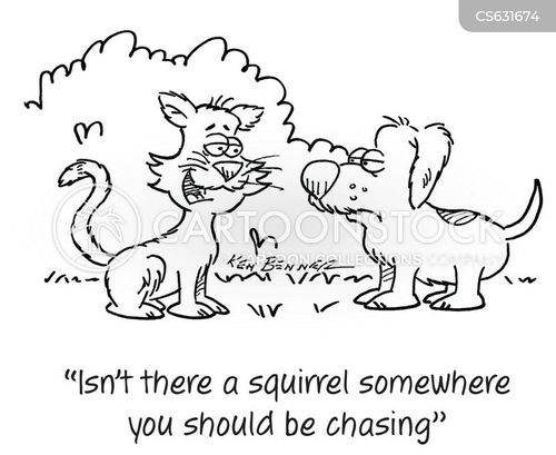 Chasing Cartoons and Comics - funny pictures from CartoonStock