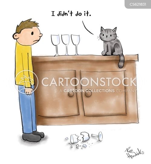 Fail Cartoon Images Pet Mishap Cartoons and Comics - funny pictures from CartoonStock