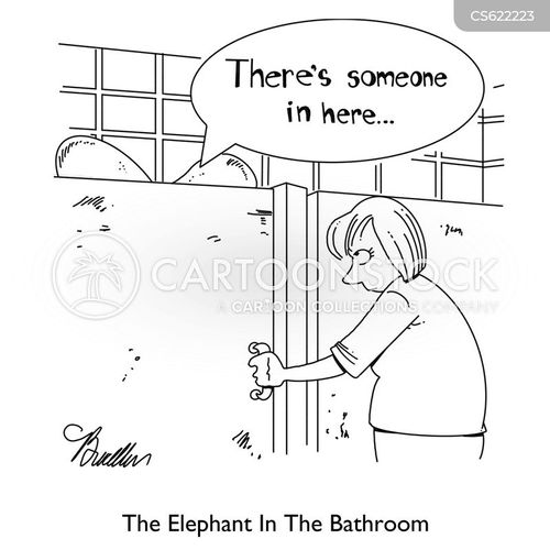 Restroom Stall Cartoons and Comics - funny pictures from CartoonStock