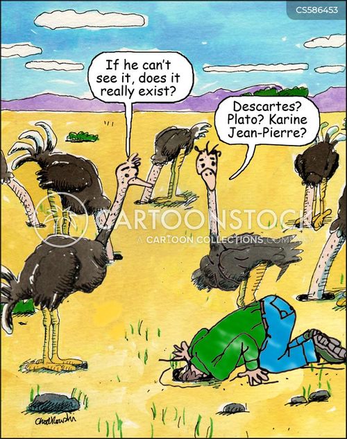 Avoidance Metaphor Cartoons and Comics - funny pictures from CartoonStock