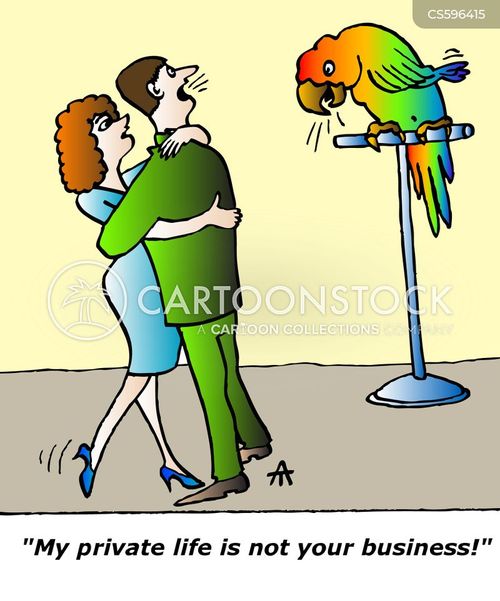 Privacy Boundaries Cartoons and Comics - funny pictures from CartoonStock