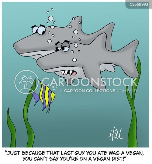 Marine Food Chain Cartoons and Comics - funny pictures from CartoonStock
