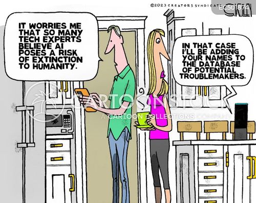Ai Risks Cartoons And Comics Funny Pictures From CartoonStock