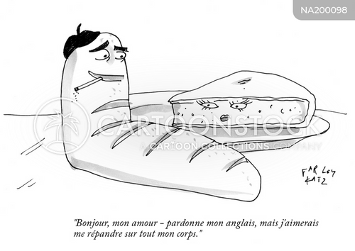 Dessins humoristique et caricaturés avec Fromages Français