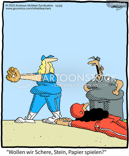 Cartoons und Karikaturen mit Baserunning