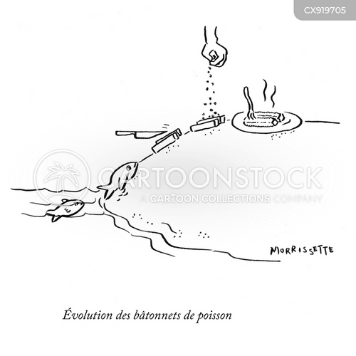 Dessins humoristique et caricaturés avec Poisson Fourrage