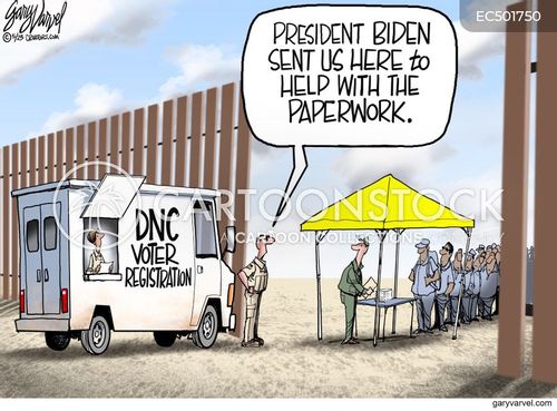 Border Management Cartoons and Comics - funny pictures from CartoonStock