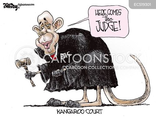 Kangaroo Court Cartoons and Comics - funny pictures from CartoonStock