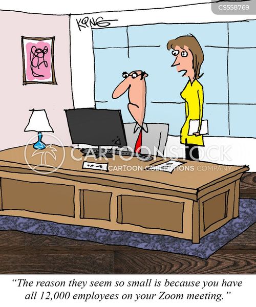 Zoom Meeting Cartoons And Comics - Funny Pictures From Cartoonstock