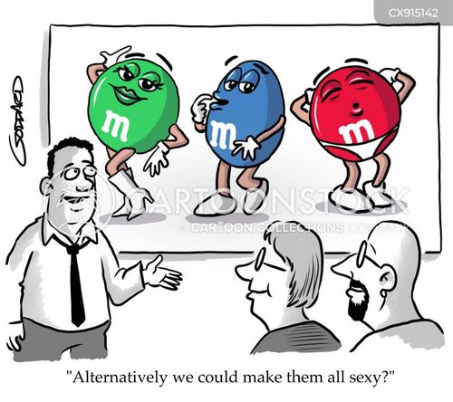 Green M&m Cartoons and Comics - funny pictures from CartoonStock