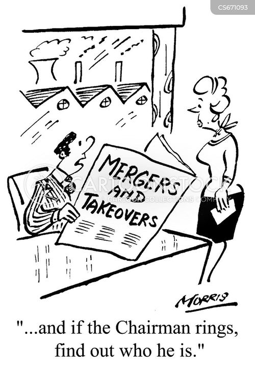 Report Merging Cartoon Mergers And Acquisitions Cartoons and Comics - funny pictures from ...