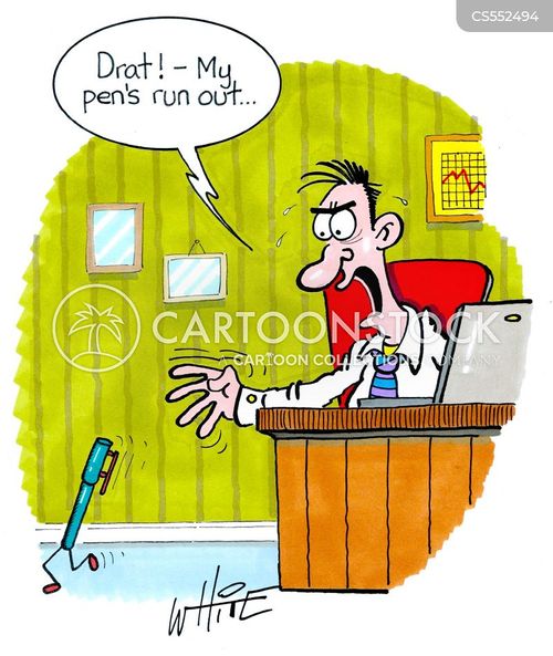Red Pen Cartoons and Comics - funny pictures from CartoonStock