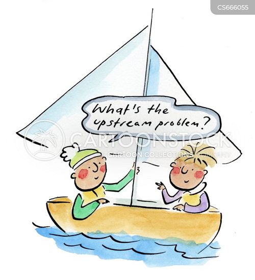 Upstream Dependency Cartoons and Comics - funny pictures from CartoonStock