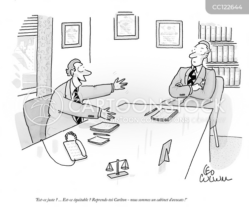Dessins humoristique et caricaturés avec Culture Du Cabinet D'avocats