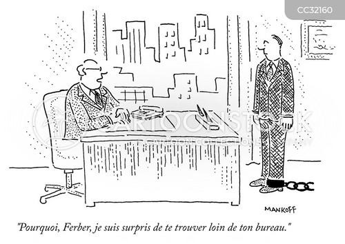 Dessins humoristique et caricaturés avec Patron Exigeant