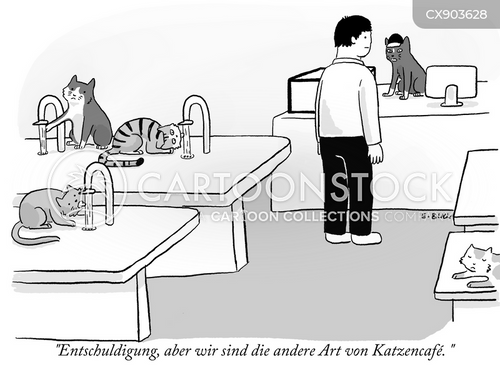 Cartoons Und Karikaturen Mit Katzenmensch 6710