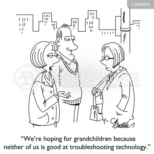 Intergenerational Communication Cartoons and Comics - funny …