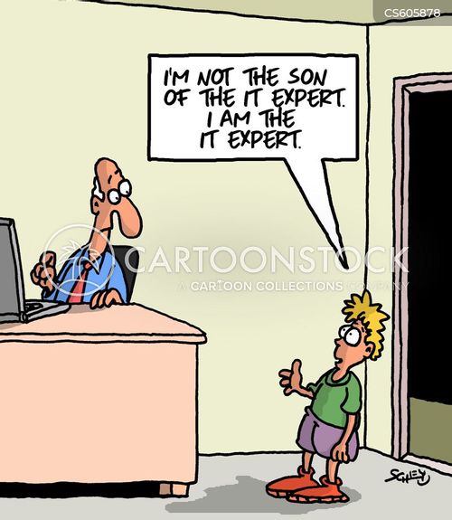 Young Experts Cartoons and Comics - funny pictures from CartoonStock