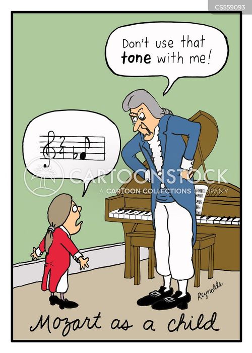 Child Composer Cartoons and Comics - funny pictures from CartoonStock