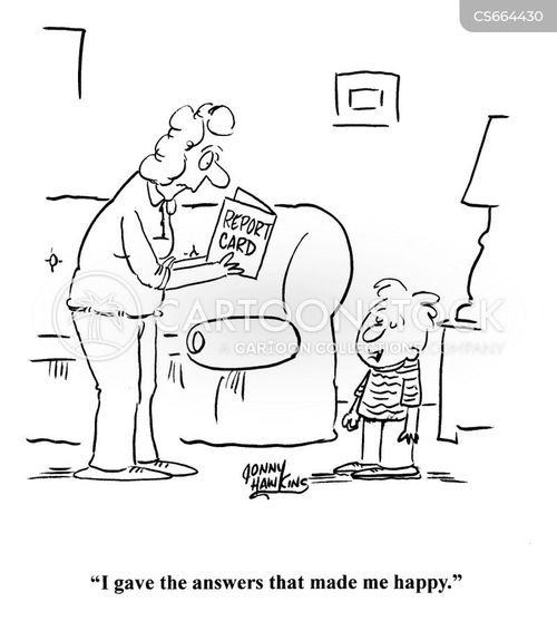 Feel-good Answers Cartoons and Comics - funny pictures from CartoonStock