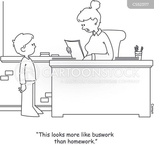 Home Assignment Cartoons and Comics - funny pictures from CartoonStock