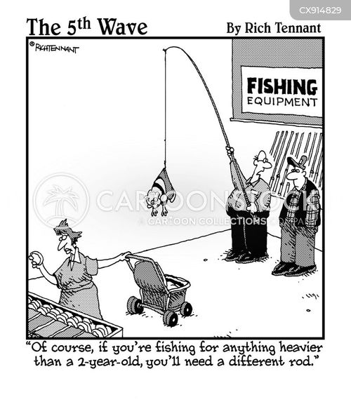 Fishing Reel Cartoons and Comics - funny pictures from CartoonStock