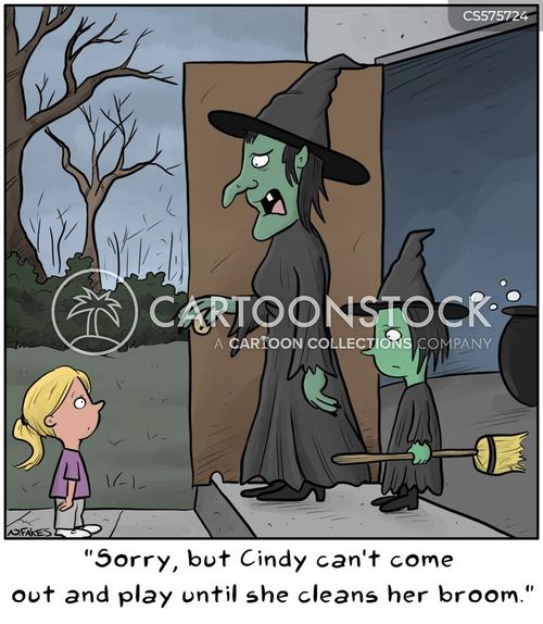 Broom Closet Cartoons and Comics funny pictures from CartoonStock
