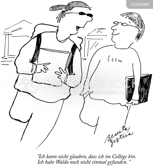 Cartoons und Karikaturen mit Bachelor