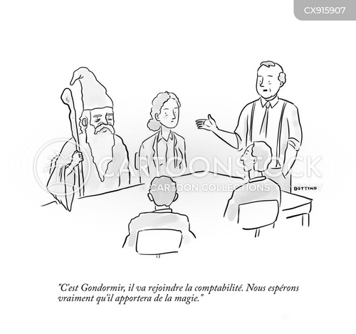 Dessins humoristique et caricaturés avec Normes Comptables