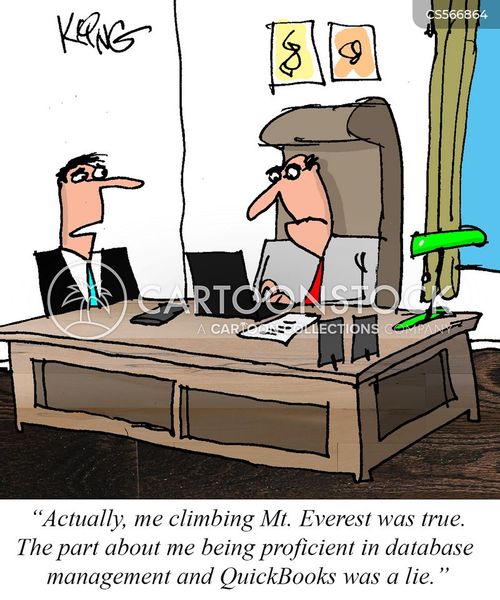 Online Resume Cartoons and Comics - funny pictures from CartoonStock