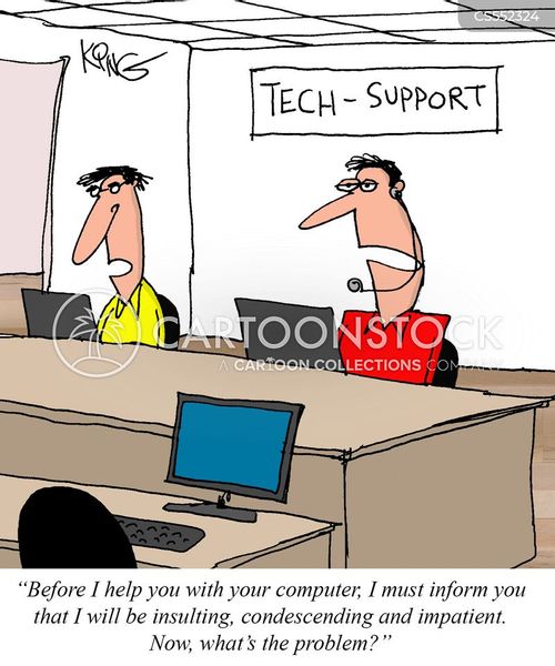 Computer Supporter Cartoons and Comics - funny pictures from CartoonStock