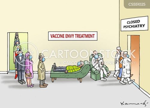 Vaccine Envy Cartoons and Comics - funny pictures from CartoonStock