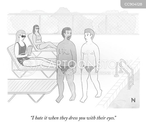 Swimwear Cartoons and Comics - funny pictures from CartoonStock