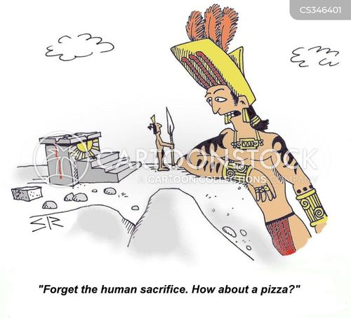 Mayan God Cartoons and Comics - funny pictures from CartoonStock