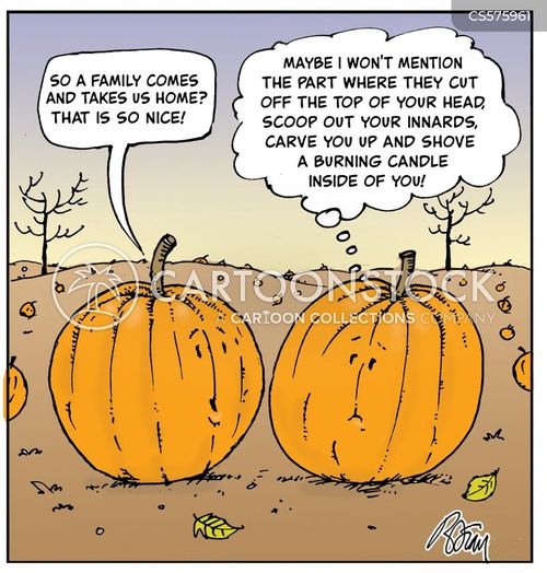 Pumpkin Patches Cartoons and Comics - funny pictures from CartoonStock