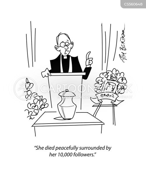 Funeral Urn Cartoons and Comics funny pictures from CartoonStock