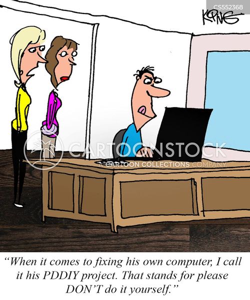 Tech Experience Cartoons and Comics - funny pictures from CartoonStock