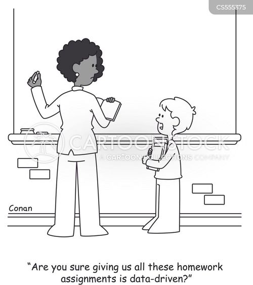 School Assignments Cartoons and Comics - funny pictures from CartoonStock