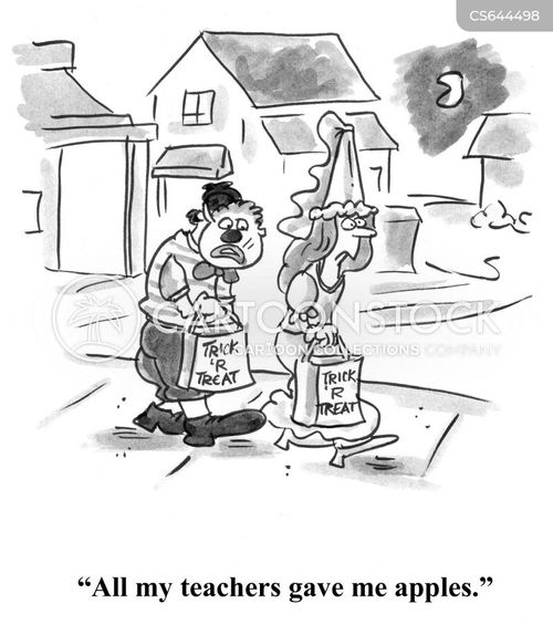 Teachers Gave Apples Cartoons and Comics - funny pictures from CartoonStock