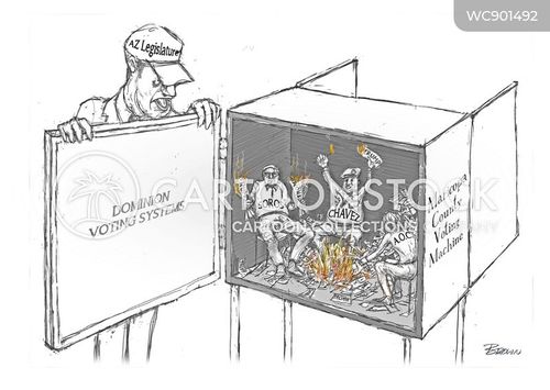 Voting Machine Cartoons and Comics - funny pictures from CartoonStock