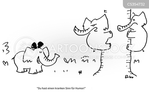 Cartoons und Karikaturen mit Elefantenohren