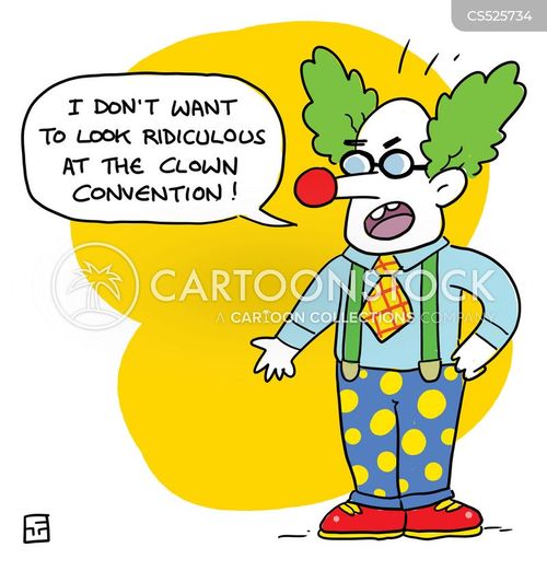 Clown Convention Cartoons and Comics - funny pictures from CartoonStock