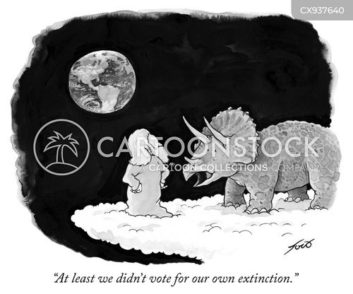 Self-inflicted Extinction Cartoons and Comics - funny pictures from ...